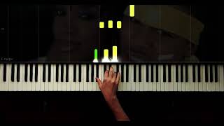 Nelly  Dilemma  Easy  Piano Tutorial [upl. by Atinauj]