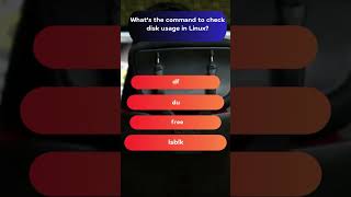 What’s the command to check disk usage in Linux computerbasics [upl. by Giarc694]