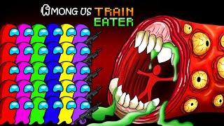 어몽어스 EP 6  TOP WARRIORS Among Us Vs TRAIN EATER  Among Us Animation [upl. by Suiremed]