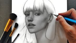 The SHADING PROCESS to Draw Fast  techniques I always do [upl. by Assilem]