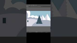 Snow forestshortvideo graphicdesign art ourskillcreation [upl. by Atirres]