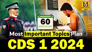 CDS Most Important Topics  CDS 1 2024 Preparation Shubham Varshney SSB [upl. by Ylrebmyk970]