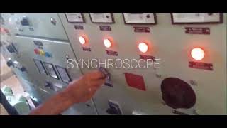 synchronizing of two alternator by synchroscope [upl. by Mattias352]