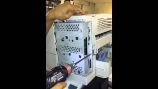 how to replace a formatter board on a hp lj 4050 printer [upl. by Shrier593]