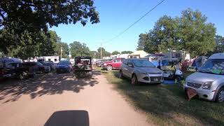 Walnut Valley Festival 2021 Golf Cart cruise 1 [upl. by Etteniuq11]