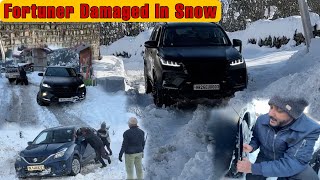 Aakhir Fortuner Damage Ho Hi Gai Snow Drive Pe 😔 ExploreTheUnseen20 [upl. by Beare42]