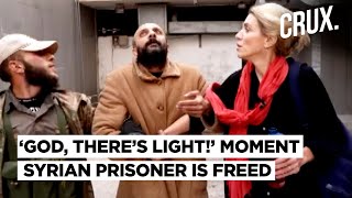 Camera Captures Dramatic Moment A Prisoner ‘Unaware’ Of Assad’s Ouster Is Freed From Syria Jail [upl. by Adnorat]