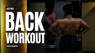 Intense Back Workout  Navratri Series Starting Soon  Vansh Sanotra [upl. by Allebara]