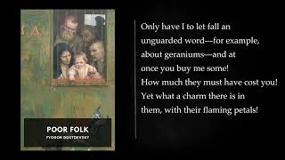 POOR FOLK By Fyodor Dostoyevsky Audiobook full length [upl. by Ayanad139]