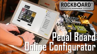 The RockBoard Online Pedal Board Configurator [upl. by Cozza]