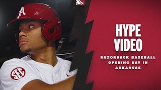 Hype Video Opening Day in Arkansas  RAZORBACK BASEBALL [upl. by Gorman]