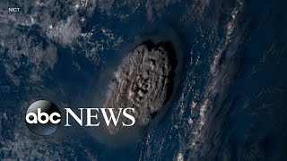 Island nation of Tonga devastated by historic volcanic eruption [upl. by Nnoryt]