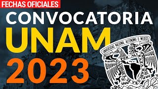 Convocatoria UNAM 2023 [upl. by Oramlub]