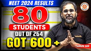 🔴NEET RE RESULT 2024  80 Students Out of 264 Got 600 Marks NEET 2024 CENTER WISE RESULT TARUN SIR [upl. by Haidebez]