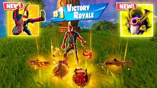 SPIDERPUNK vs 3 NEW MEDALLIONS amp MYTHIC’S CHALLENGE NEW Fortnite Chapter 6 Season 1 [upl. by Rennold]