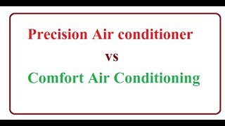 Difference between Precision Air conditioner and Comfort Air Conditioning II PAC [upl. by Tristas835]