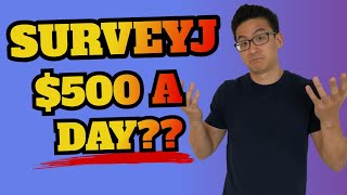 SurveyJ Review surveyjco review  Can You Really Make 500 A Day With This Survey Site [upl. by Market]