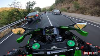 Savage Mode On  Ninja ZX10R Vs Ducati Panigale StreetBikeRacers [upl. by Norda682]