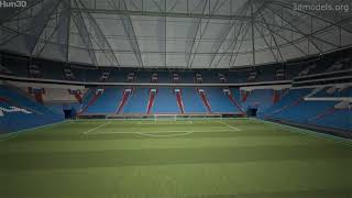 Veltins Arena 3D model by 3DModelsorg [upl. by Heng]