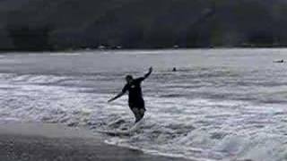 Surfing in Hanalei Bay Kauai Hawaii 2008 [upl. by Greer945]