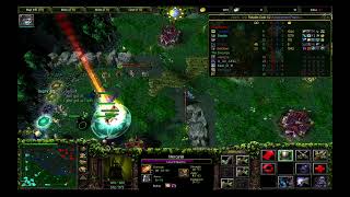 Lets Play Dota Imba Legend  Drow with Gold Coin and Tether WarCraft 3 Error Midway [upl. by Notaes]