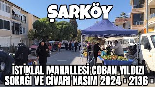 İSTİKLAL MAHALLESİ ÇOBAN YILDIZI SOKAĞI VE CİVARI KASIM 2024  2136 [upl. by Deirdre]