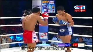 CTN Boxing Asean II Chanak Ek Thai Versus Sen Bunthen Khmer [upl. by Akins]