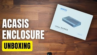 Acasis SSD Enclosure 40Gbps TBU405 M1 Unboxing [upl. by Adnovad942]