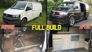 Complete Camper Van Build Start to finish Conversion [upl. by Kred279]