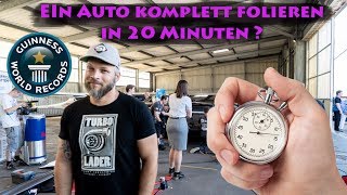 Ein ganzes Auto folieren in 20 Minuten mit Sidney Hoffmann [upl. by Grim]