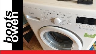 Whirlpool  Maytag how to clean filter under washer [upl. by Nospmoht749]