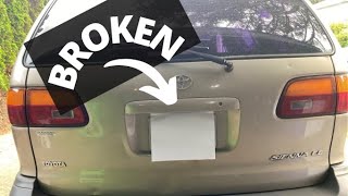 How to Replace Tailgate Handle on a Toyota Sienna [upl. by Wyndham635]