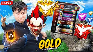 Dominating Top 1 Grandmaster V Badge Lobby  Free Fire Live [upl. by Anivek]