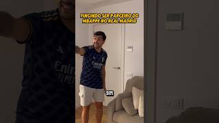 FINGINDO SER PARCEIRO DO MBAPPÉ NO REAL MADRID 🤣 [upl. by Austreng150]