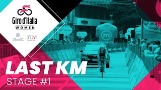 Giro dItalia Women 2024  Stage 1 Last KM [upl. by Aicitel354]