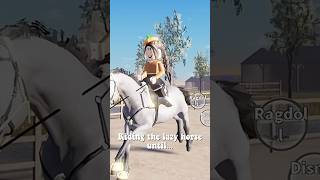 OH MY FART💨blowup roblox horse cowandhorseyto13k equestrian funny relatable meme [upl. by Aryl]