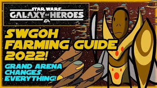 SWGOH Farming Guide 2022  The Game Has Changed Star Wars Galaxy of Heroes [upl. by Tesil]