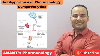 Sympathoplegics Antihypertensive mechanism [upl. by Parthena]