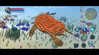 today playing archelon simlator and i kill leedsiethyes and plesiosaures [upl. by Ramo198]