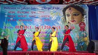 Phagunero Mohonaye 20 Folk Dance  Durga Puja  2024 [upl. by Macdougall]