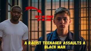 A Racist Teenager Assaults a Black Man 5 Minutes Later He is Shocked When He Ends Up in Jail [upl. by Cora]