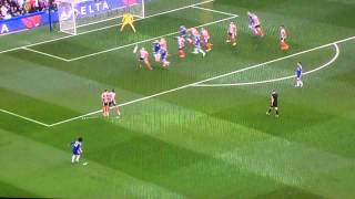 WILLIAN AMAZING FREE KICK GOAL VS SOUTHAMPTON 10 2015 [upl. by Tsiuqram565]