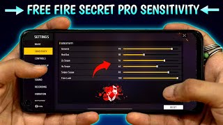 Free Fire Pro Sensitivity  Secret  Setting  Fire Button Size  New Headshot Setting [upl. by Mckeon]