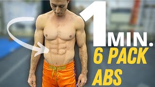 6 PACK ABS in 1 min [upl. by Edelstein823]