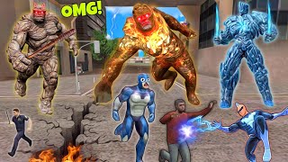 NEW ROPE HERO vs ELECTRIC MAN And MUTANT With Team Fight😱 [upl. by Hardej382]