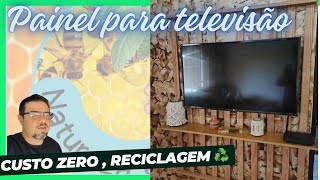 Reciclamos um estrado de cama e olha que lindo de painel ficou [upl. by Sasnett]