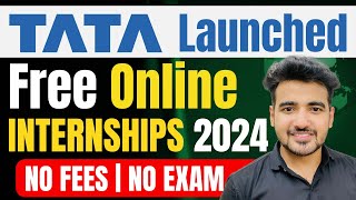 TATA Offering Online Internships For College Students  Management amp Engineering Internships 2024 [upl. by Lazaro602]