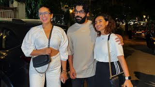 Rajkummar Rao With Wife Patralekha And Huma Qureshi Spotted At Bandra  MS shorts [upl. by Drarreg882]