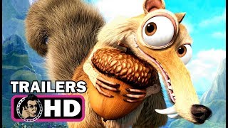 ICE AGE 15 All Scrat Movie Clips amp Trailers 2002  2016 [upl. by Finbar]