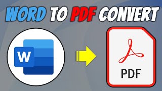 How to Convert MS Word to PDF in Windows 11 [upl. by Zurn]